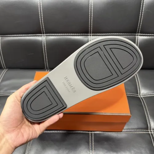 Replica Hermes Slippers For Men #1443407 $56.00 USD for Wholesale