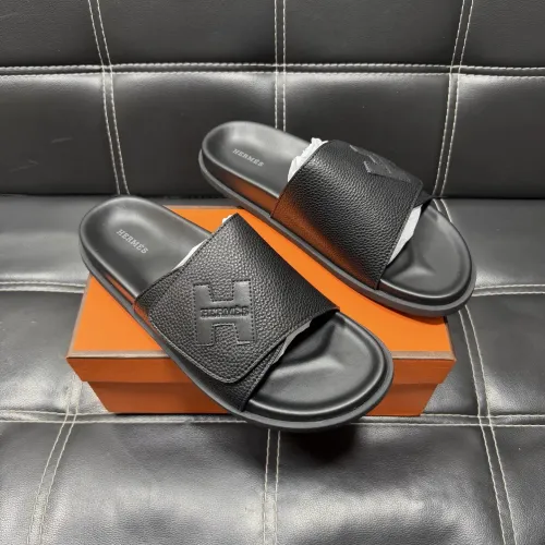 Wholesale Hermes Slippers For Men #1443408 $56.00 USD, Wholesale Quality Replica Hermes Slippers