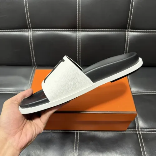 Replica Hermes Slippers For Men #1443409 $56.00 USD for Wholesale