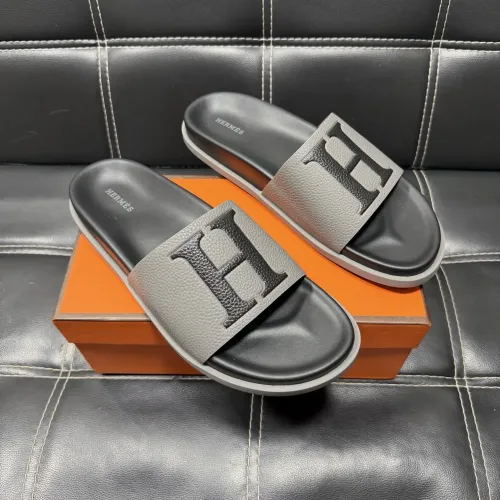 Wholesale Hermes Slippers For Men #1443410 $56.00 USD, Wholesale Quality Replica Hermes Slippers