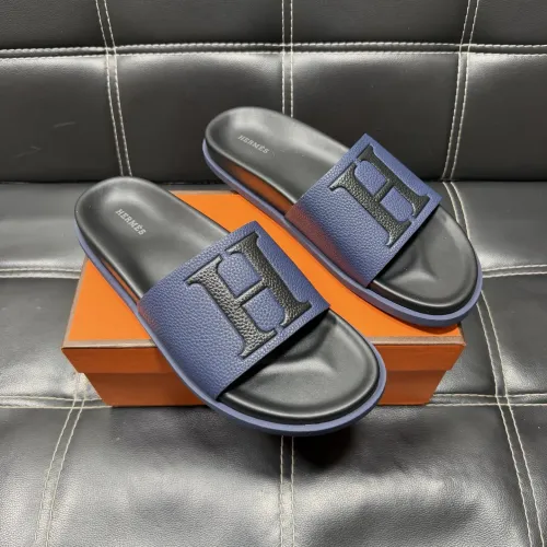 Wholesale Hermes Slippers For Men #1443412 $56.00 USD, Wholesale Quality Replica Hermes Slippers