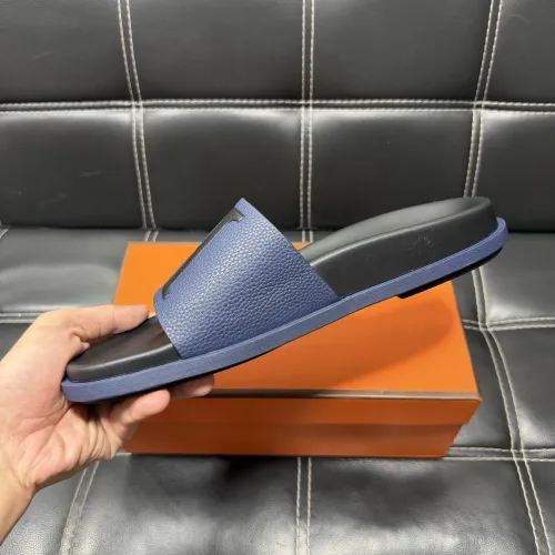 Replica Hermes Slippers For Men #1443412 $56.00 USD for Wholesale