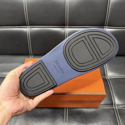 Replica Hermes Slippers For Men #1443412 $56.00 USD for Wholesale