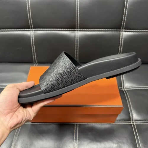 Replica Hermes Slippers For Men #1443413 $56.00 USD for Wholesale