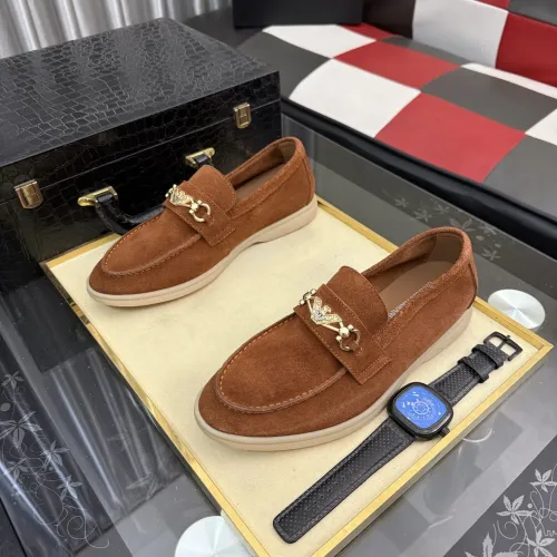 Replica Armani Leather Shoes For Men #1443447 $82.00 USD for Wholesale