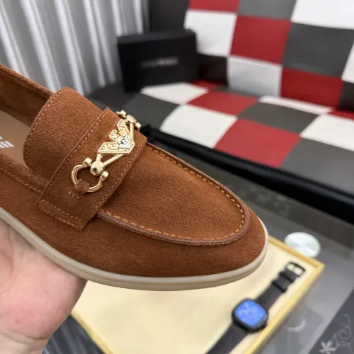 Replica Armani Leather Shoes For Men #1443447 $82.00 USD for Wholesale