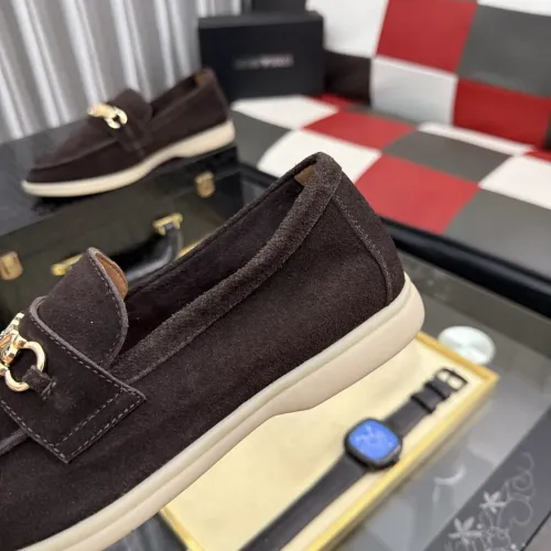 Replica Armani Leather Shoes For Men #1443448 $82.00 USD for Wholesale