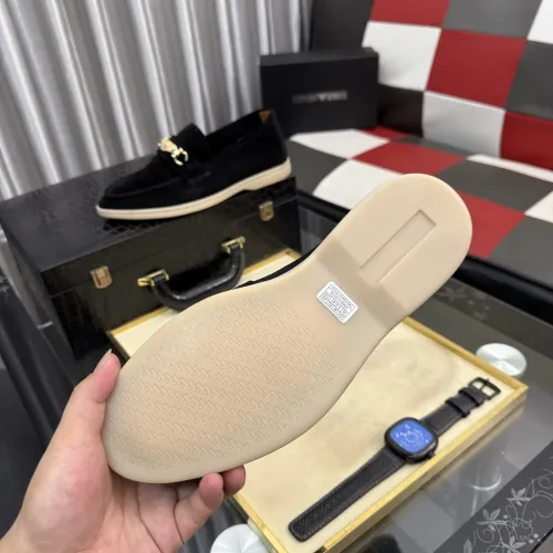 Replica Armani Leather Shoes For Men #1443450 $82.00 USD for Wholesale