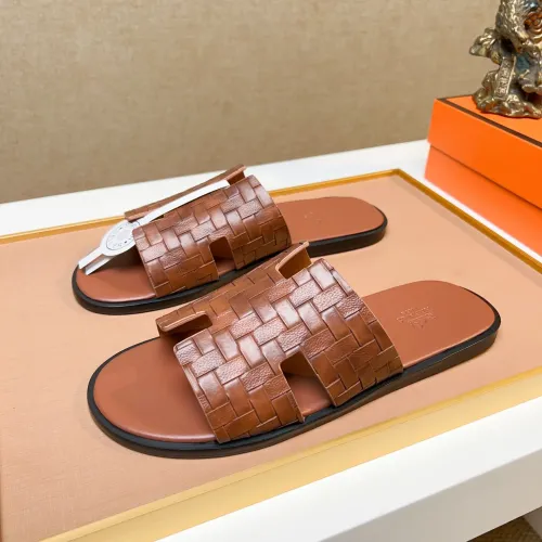 Wholesale Hermes Slippers For Men #1443452 $48.00 USD, Wholesale Quality Replica Hermes Slippers