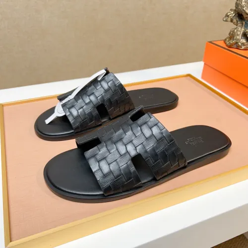 Wholesale Hermes Slippers For Men #1443454 $48.00 USD, Wholesale Quality Replica Hermes Slippers
