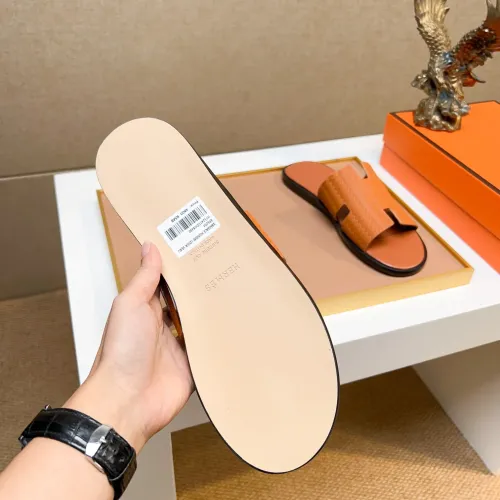 Replica Hermes Slippers For Men #1443458 $48.00 USD for Wholesale