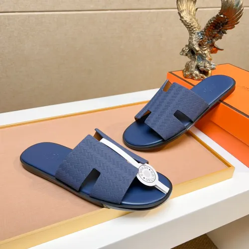 Replica Hermes Slippers For Men #1443459 $48.00 USD for Wholesale