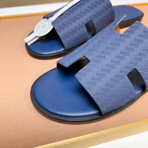 Replica Hermes Slippers For Men #1443459 $48.00 USD for Wholesale