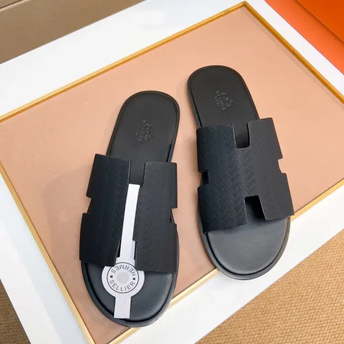 Replica Hermes Slippers For Men #1443460 $48.00 USD for Wholesale