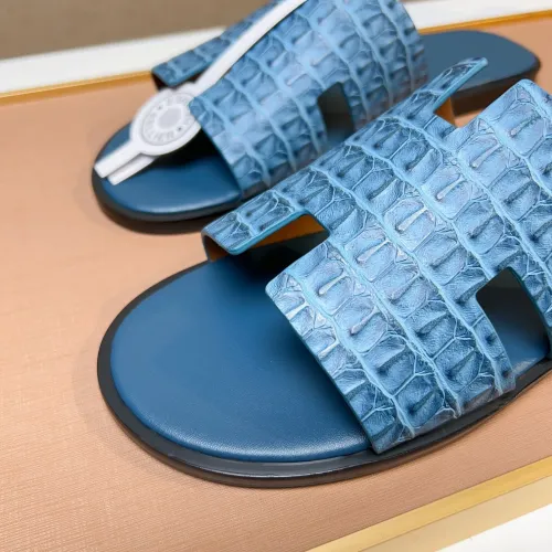 Replica Hermes Slippers For Men #1443470 $48.00 USD for Wholesale
