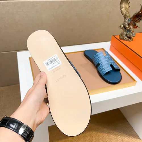 Replica Hermes Slippers For Men #1443470 $48.00 USD for Wholesale