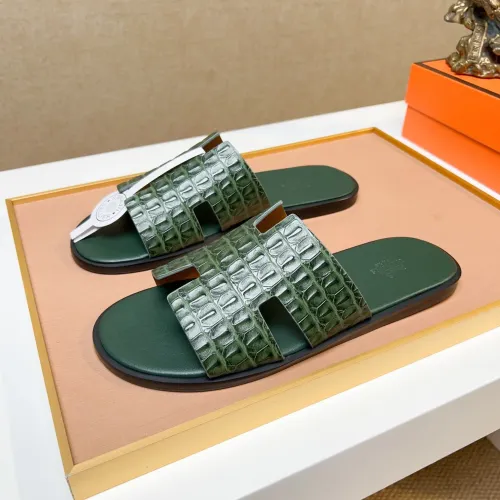 Wholesale Hermes Slippers For Men #1443473 $48.00 USD, Wholesale Quality Replica Hermes Slippers