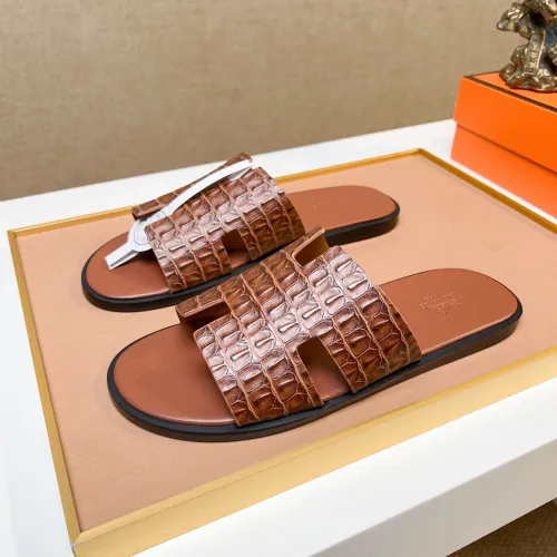 Wholesale Hermes Slippers For Men #1443476 $48.00 USD, Wholesale Quality Replica Hermes Slippers