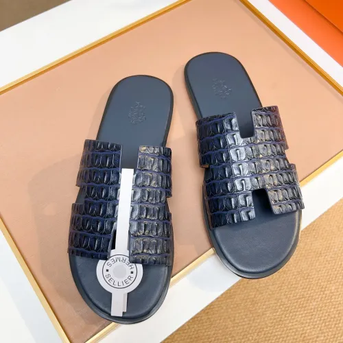 Replica Hermes Slippers For Men #1443479 $48.00 USD for Wholesale