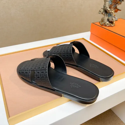 Replica Hermes Slippers For Men #1443481 $48.00 USD for Wholesale