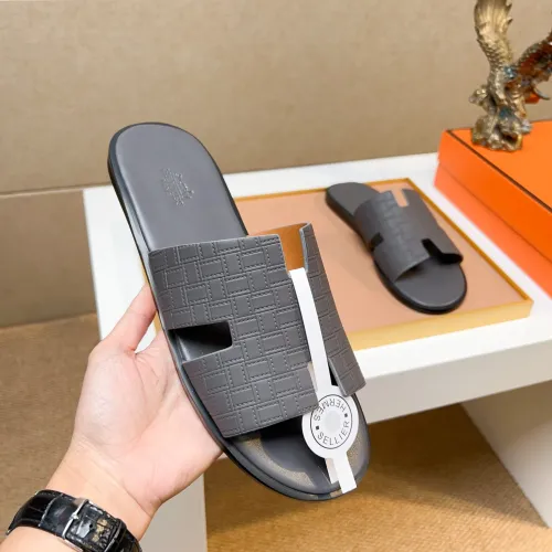Wholesale Hermes Slippers For Men #1443487 $48.00 USD, Wholesale Quality Replica Hermes Slippers
