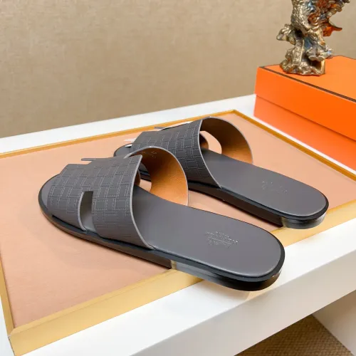 Replica Hermes Slippers For Men #1443487 $48.00 USD for Wholesale