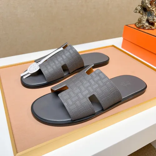 Replica Hermes Slippers For Men #1443487 $48.00 USD for Wholesale