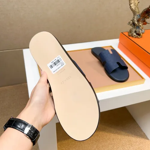 Replica Hermes Slippers For Men #1443489 $48.00 USD for Wholesale