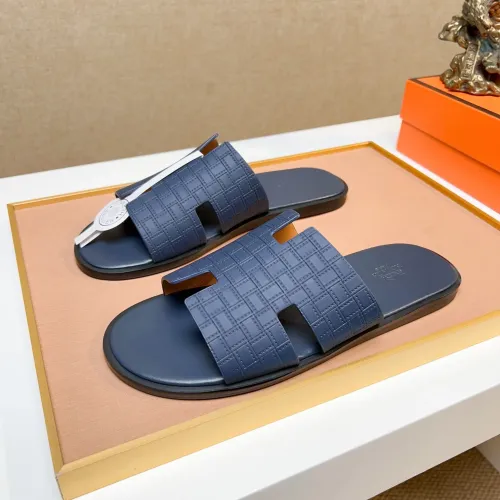 Replica Hermes Slippers For Men #1443489 $48.00 USD for Wholesale