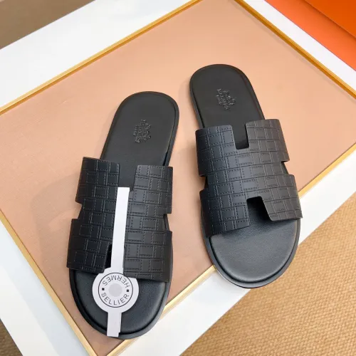 Replica Hermes Slippers For Men #1443490 $48.00 USD for Wholesale
