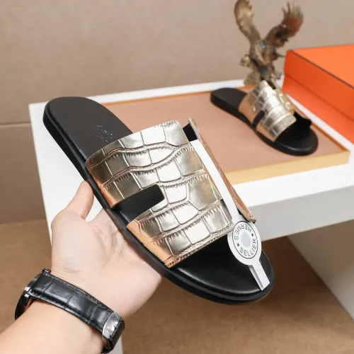 Wholesale Hermes Slippers For Men #1443492 $48.00 USD, Wholesale Quality Replica Hermes Slippers