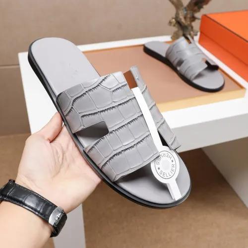 Wholesale Hermes Slippers For Men #1443493 $48.00 USD, Wholesale Quality Replica Hermes Slippers