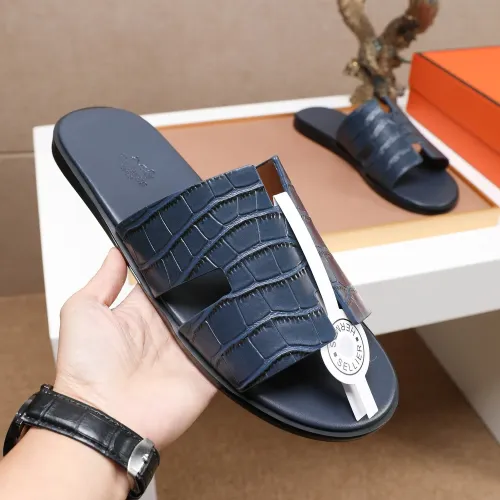 Wholesale Hermes Slippers For Men #1443496 $48.00 USD, Wholesale Quality Replica Hermes Slippers