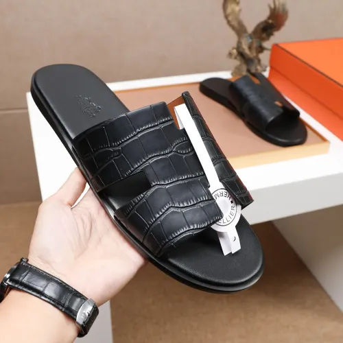 Wholesale Hermes Slippers For Men #1443497 $48.00 USD, Wholesale Quality Replica Hermes Slippers