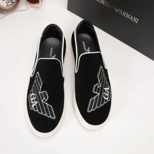 Replica Armani Casual Shoes For Men #1443516 $76.00 USD for Wholesale