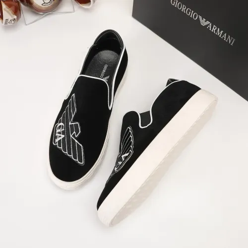 Replica Armani Casual Shoes For Men #1443516 $76.00 USD for Wholesale