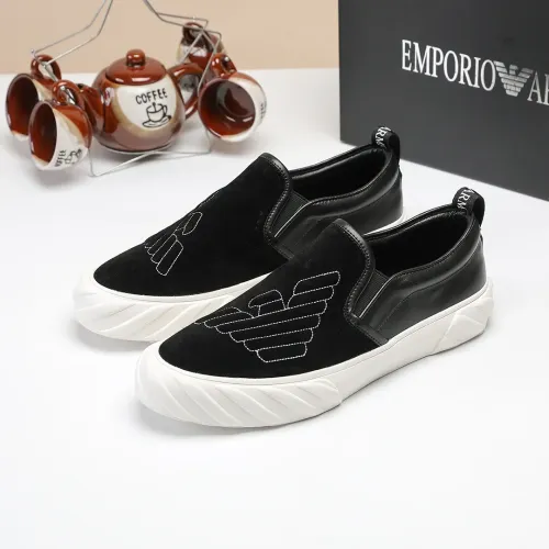 Wholesale Armani Casual Shoes For Men #1443517 $76.00 USD, Wholesale Quality Replica Armani Casual Shoes