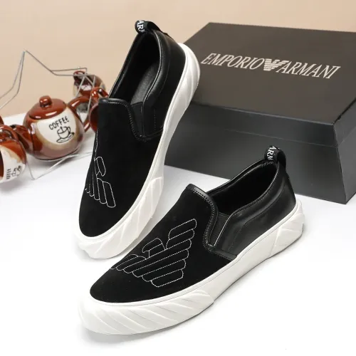 Replica Armani Casual Shoes For Men #1443517 $76.00 USD for Wholesale