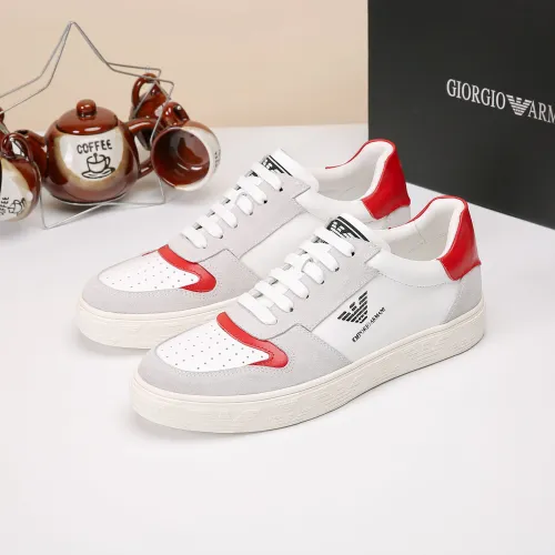 Wholesale Armani Casual Shoes For Men #1443518 $80.00 USD, Wholesale Quality Replica Armani Casual Shoes