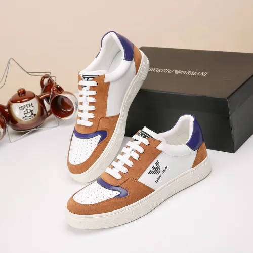Replica Armani Casual Shoes For Men #1443519 $80.00 USD for Wholesale