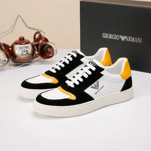 Wholesale Armani Casual Shoes For Men #1443520 $80.00 USD, Wholesale Quality Replica Armani Casual Shoes