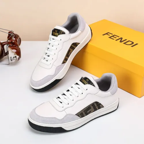 Wholesale Fendi Casual Shoes For Men #1443524 $76.00 USD, Wholesale Quality Replica Fendi Casual Shoes
