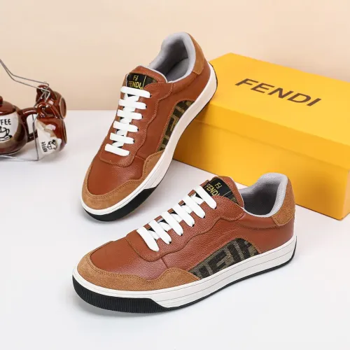 Wholesale Fendi Casual Shoes For Men #1443525 $76.00 USD, Wholesale Quality Replica Fendi Casual Shoes