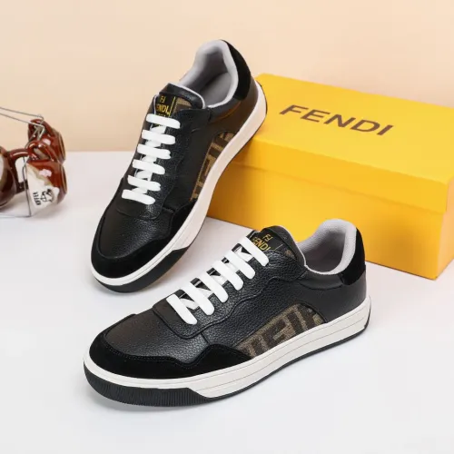 Wholesale Fendi Casual Shoes For Men #1443526 $76.00 USD, Wholesale Quality Replica Fendi Casual Shoes