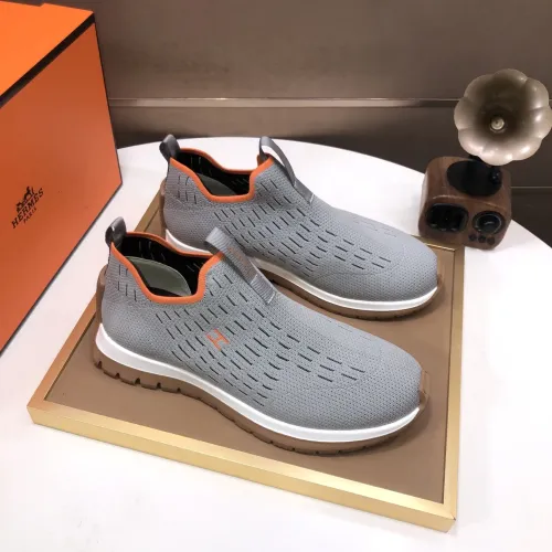 Replica Hermes Casual Shoes For Men #1443536 $85.00 USD for Wholesale