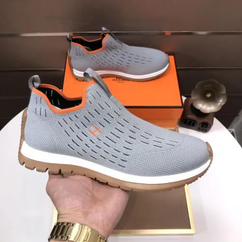 Replica Hermes Casual Shoes For Men #1443536 $85.00 USD for Wholesale