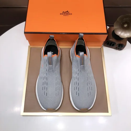 Replica Hermes Casual Shoes For Men #1443536 $85.00 USD for Wholesale