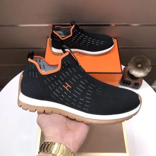 Replica Hermes Casual Shoes For Men #1443537 $85.00 USD for Wholesale