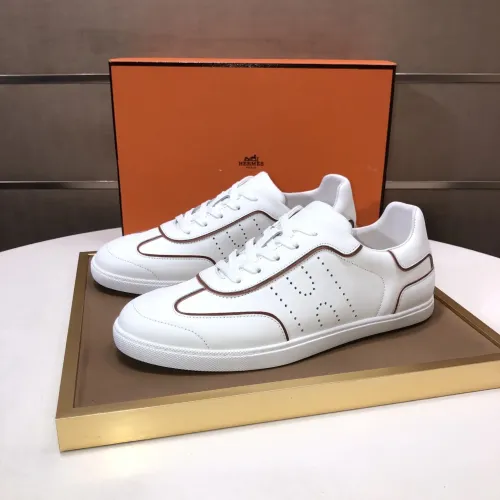Replica Hermes Casual Shoes For Men #1443539 $115.00 USD for Wholesale