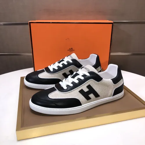 Replica Hermes Casual Shoes For Men #1443545 $115.00 USD for Wholesale